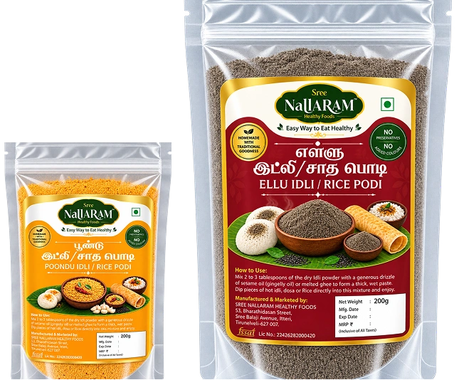 Idly Podi Varieties